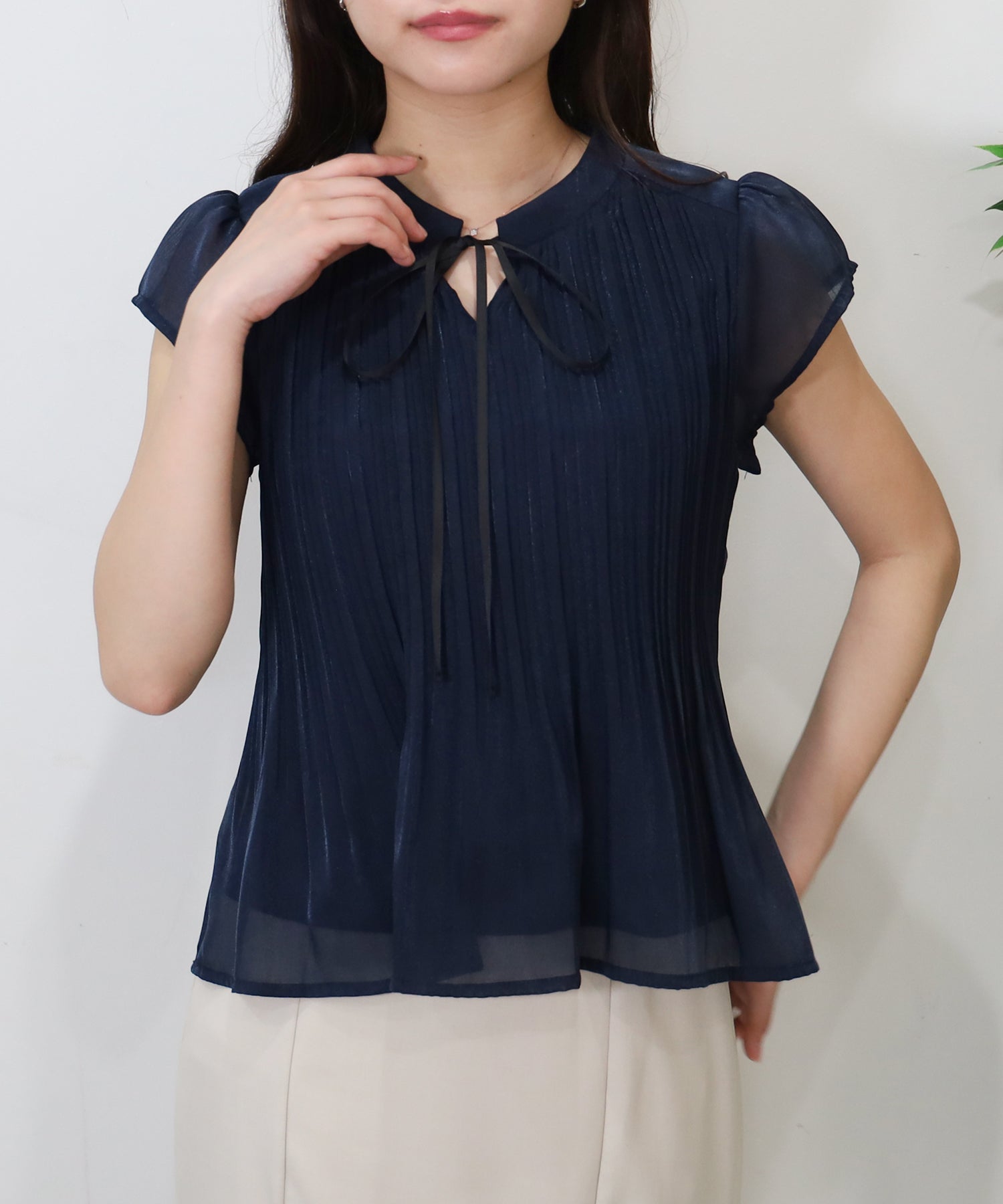 ネイビー　model:156cm  着用サイズ：M