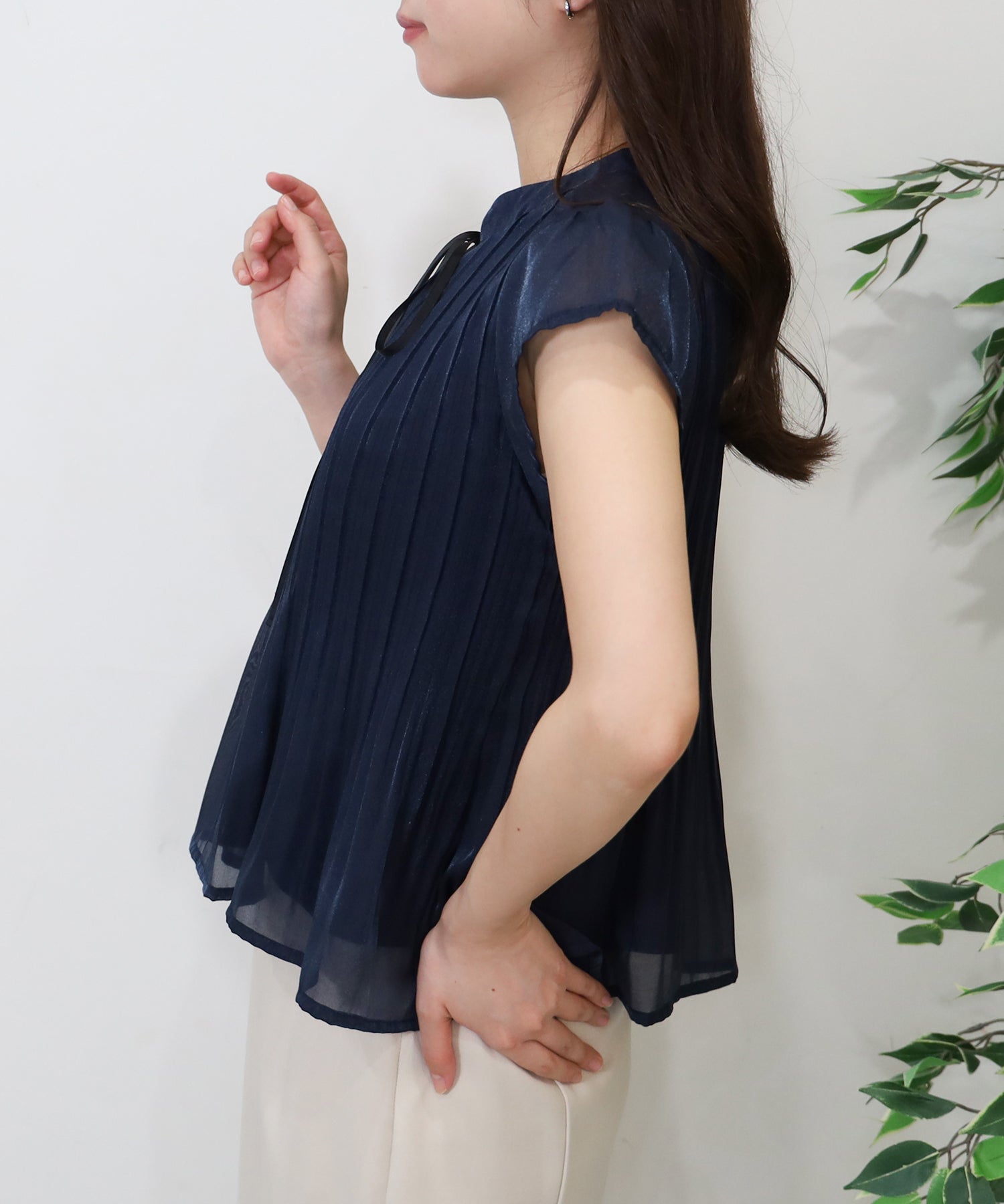 ネイビー　model:156cm  着用サイズ：M