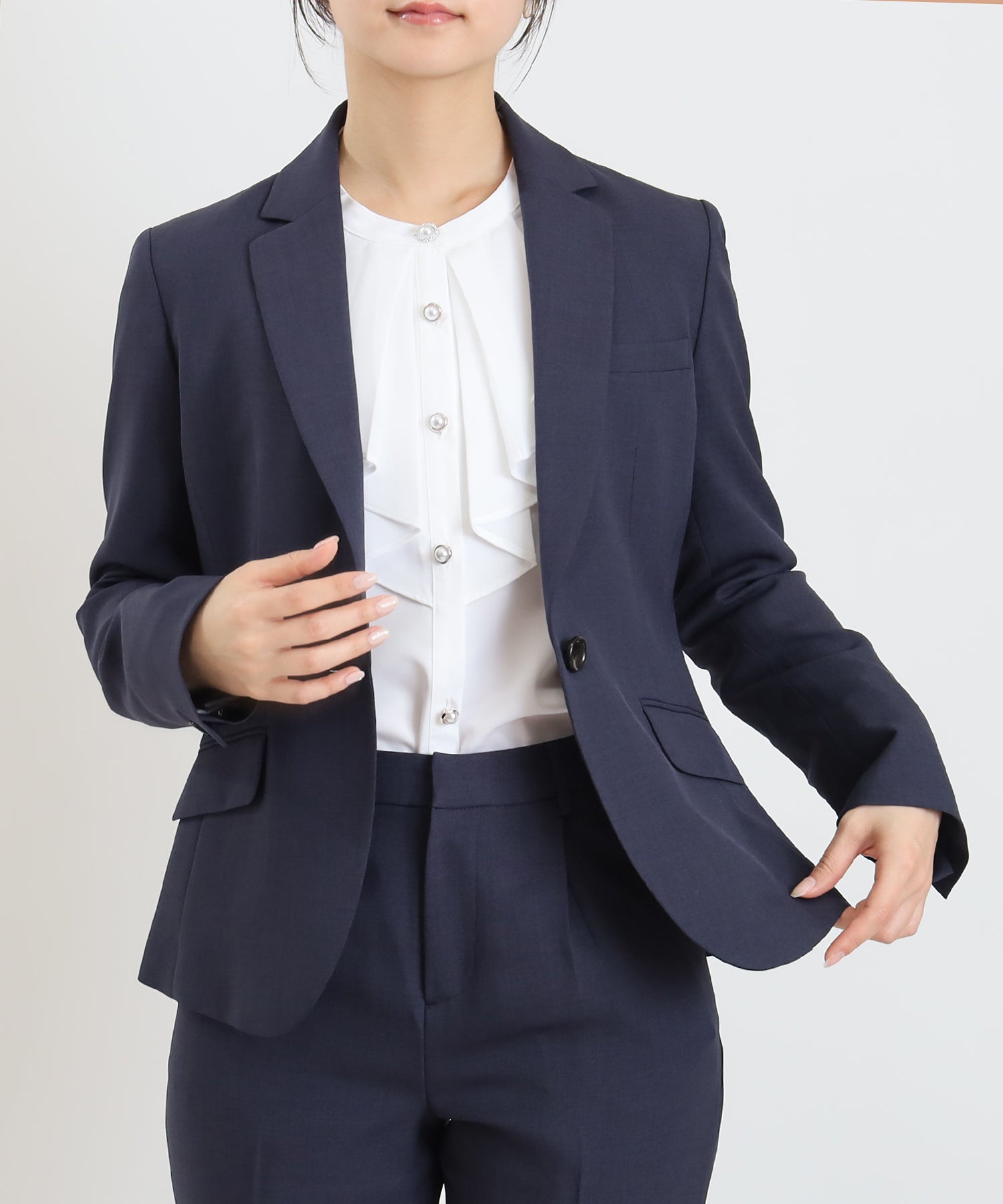 ネイビー　model：160　着用サイズ：M