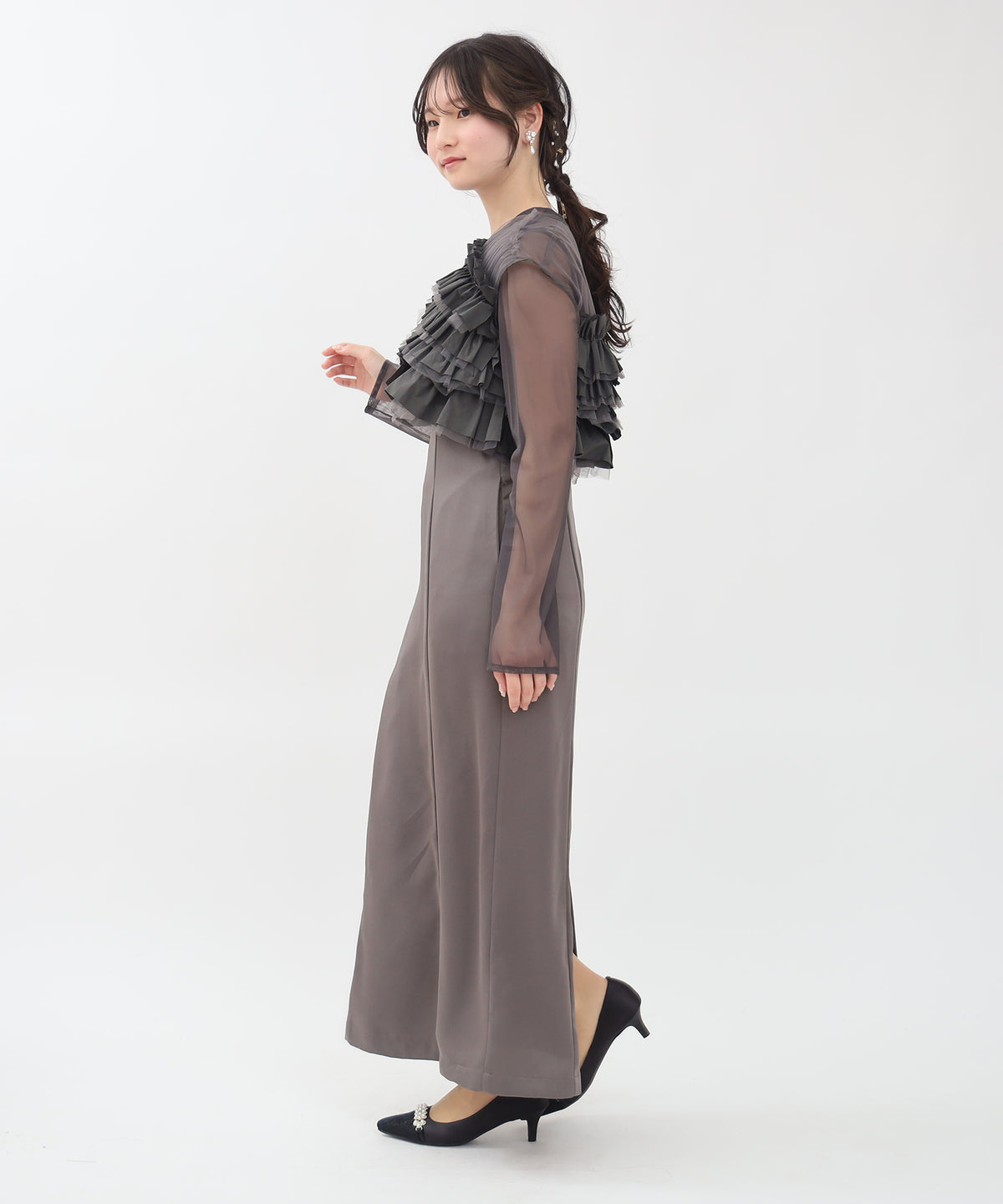 チャコール　model：160　着用サイズ：M