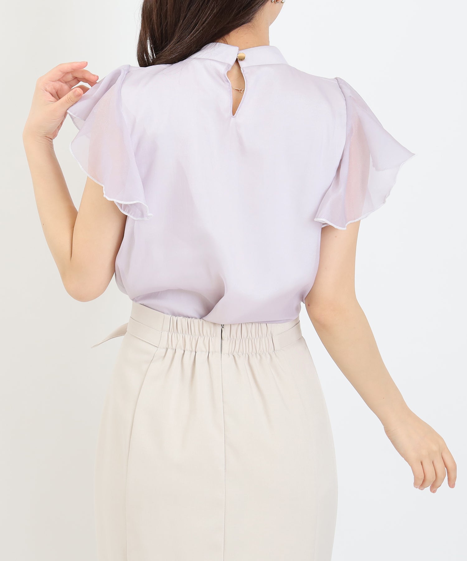 ラベンダー　model:156cm  着用サイズ：M